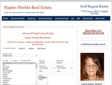 Tablet Screenshot of floridahomes239.com